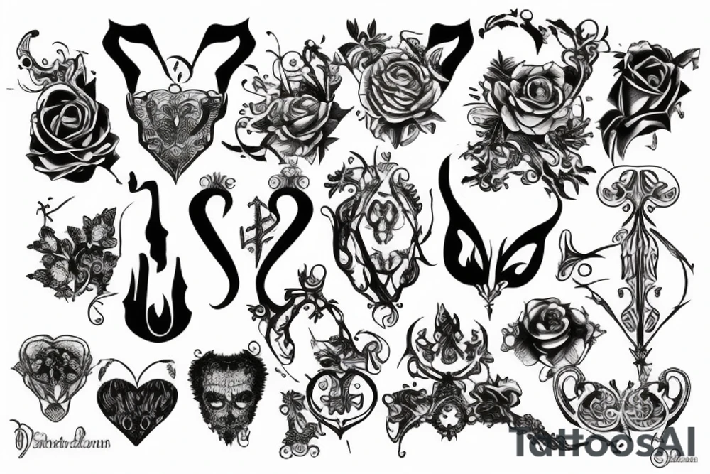 Gothic tattoo idea
