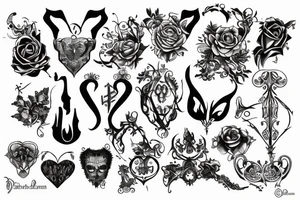 Gothic tattoo idea