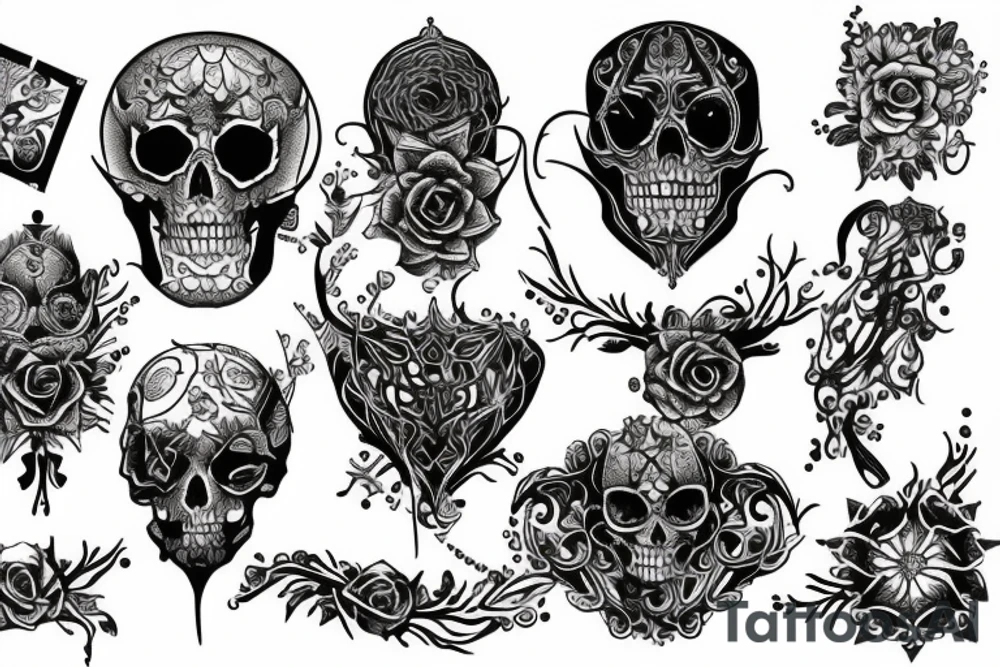 Gothic tattoo idea