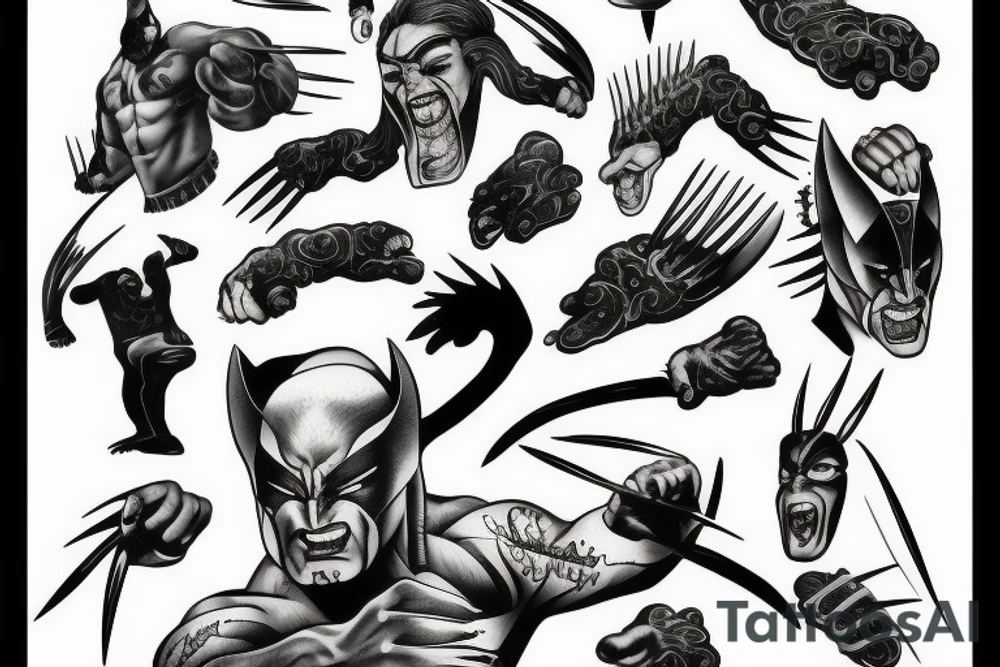Wolverine tattoo idea