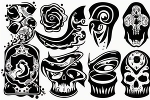 trash style  tattoo tattoo idea
