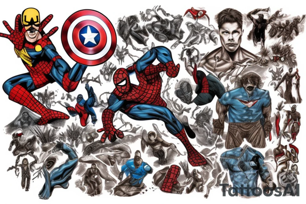 Marvel tattoo idea