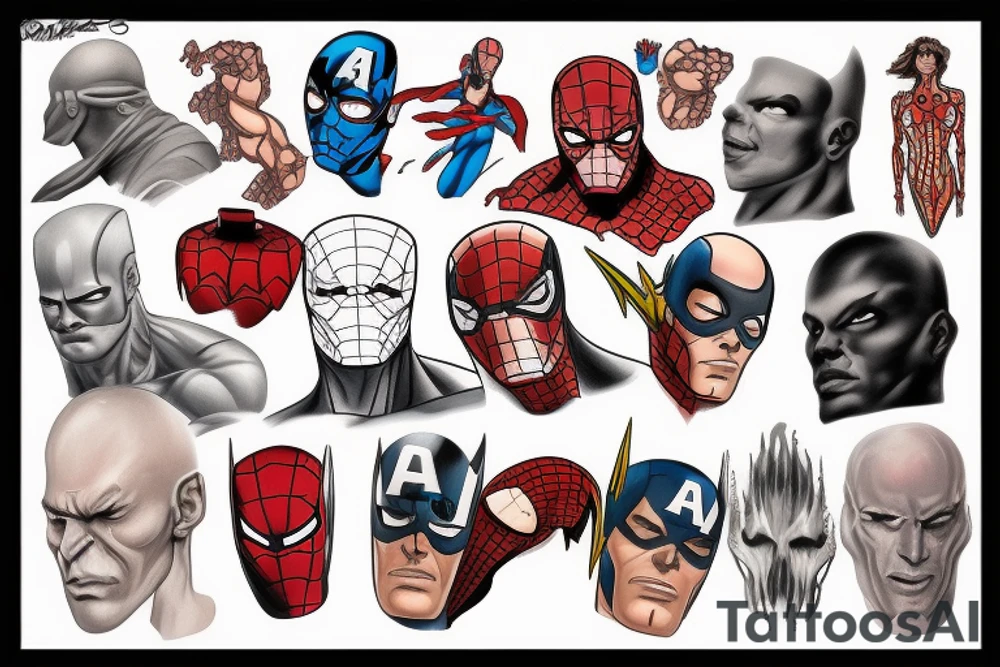 Marvel tattoo idea