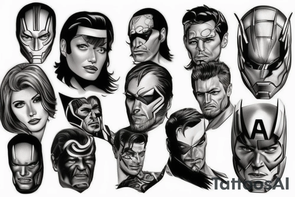 Avengers tattoo idea