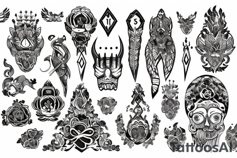slavic tattoo tattoo idea
