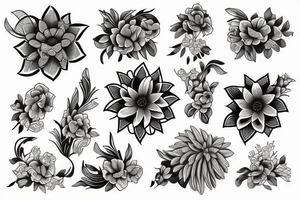 flor de barcelona tattoo idea
