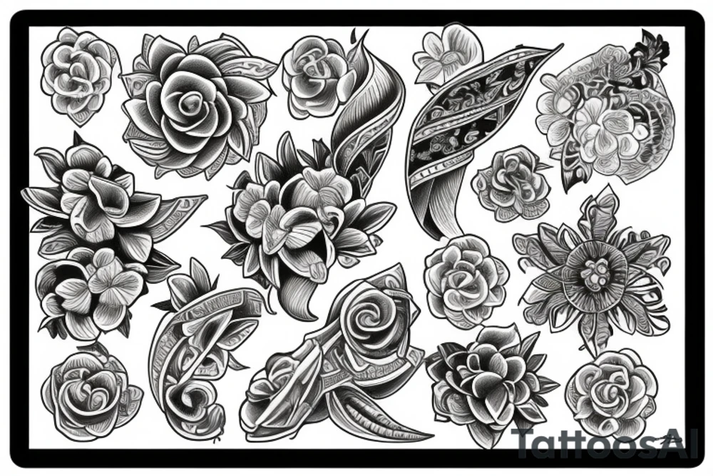 flor de barcelona tattoo idea
