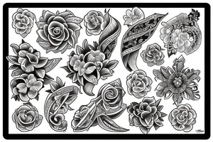flor de barcelona tattoo idea