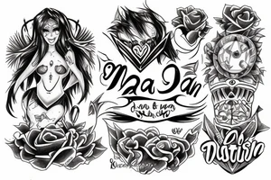 inscription no mana tattoo idea