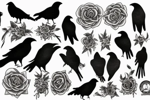 Crow tattoo idea