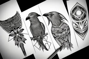 Crow tattoo idea