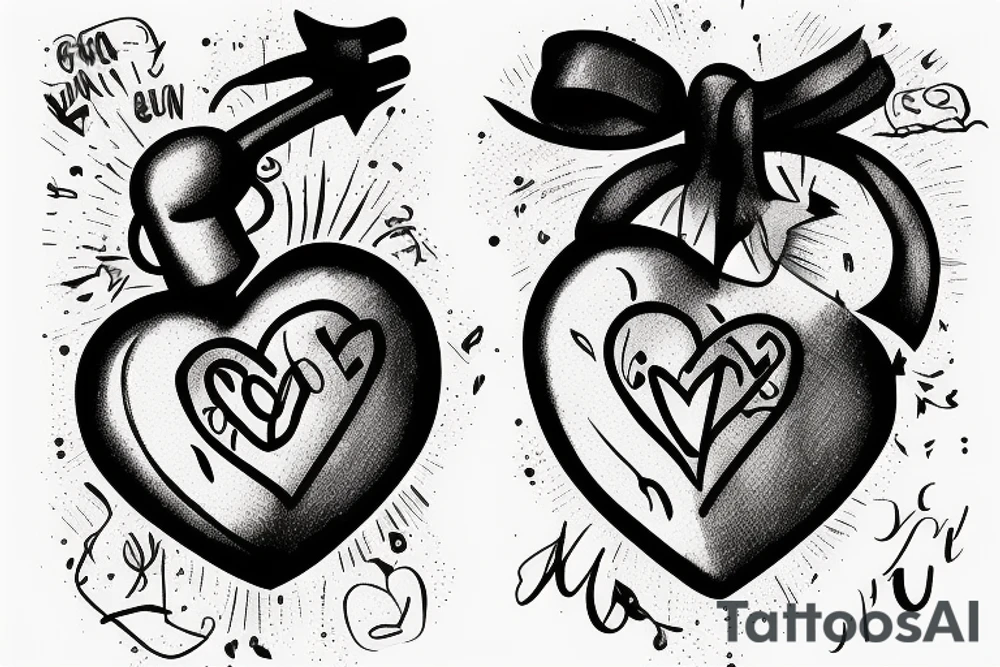 Grenade heart tattoo idea