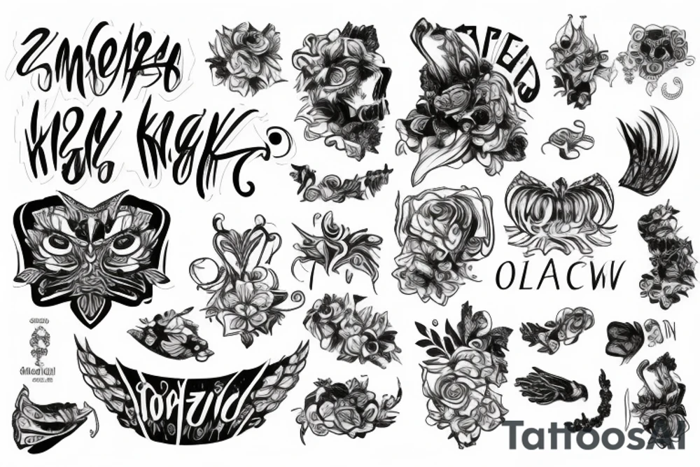 Siłownia, krzyż tattoo idea