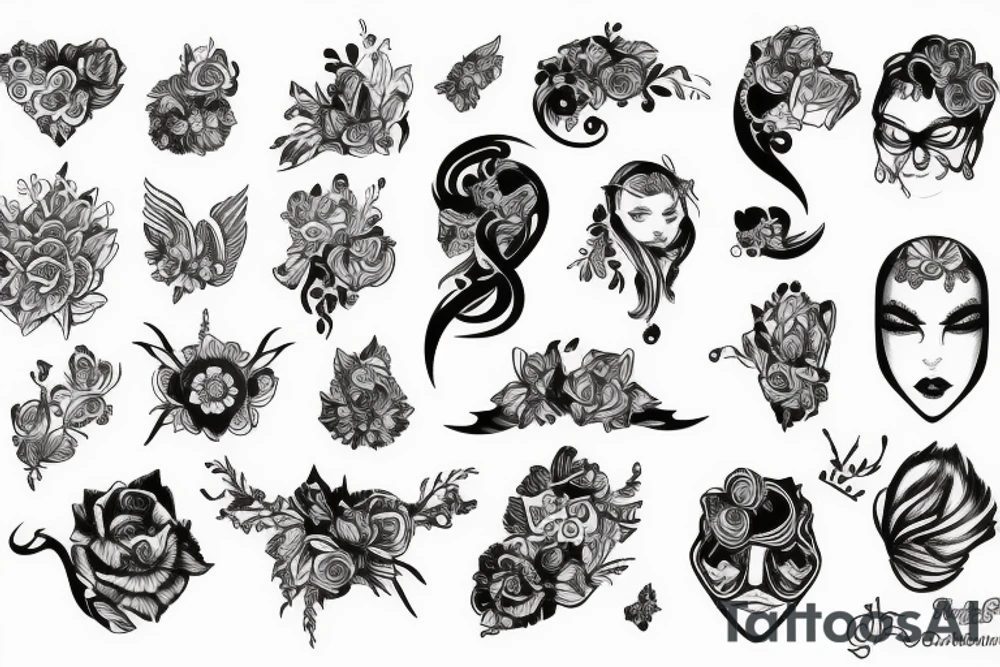 Siłownia, krzyż tattoo idea