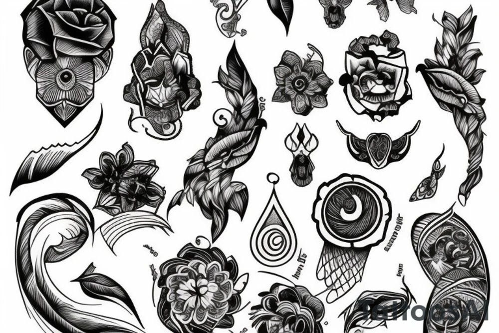 Siłownia tattoo idea