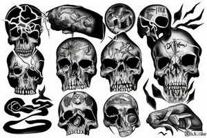 End of the world tattoo idea