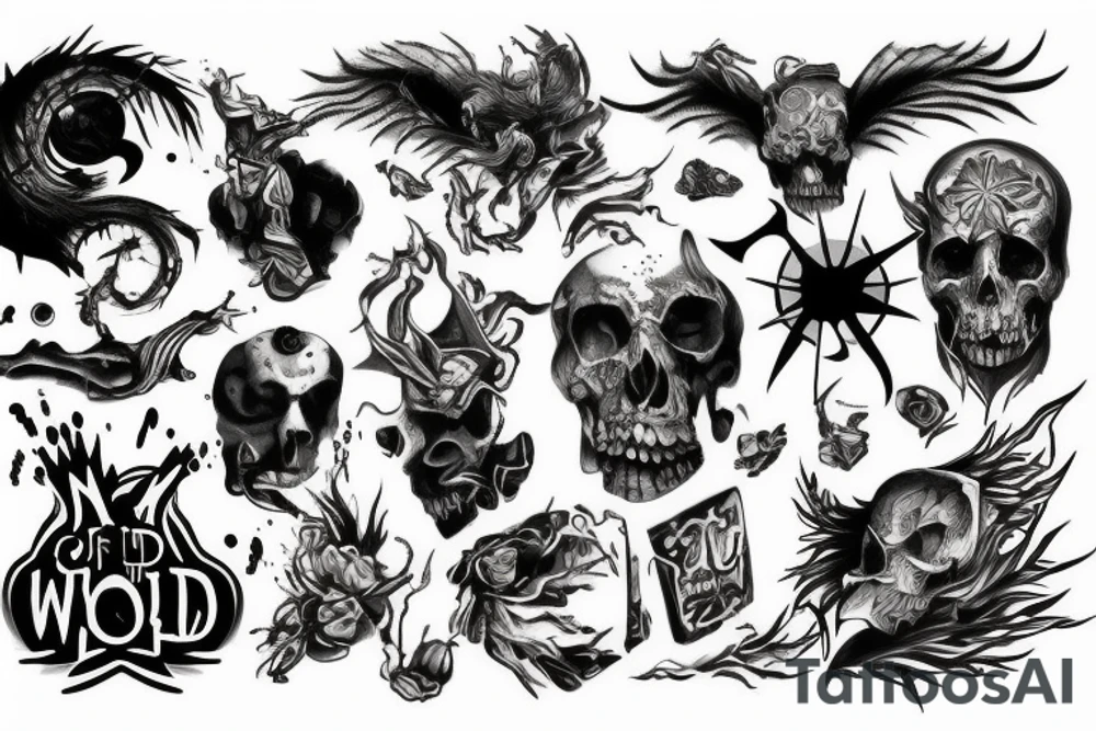 End of the world tattoo idea
