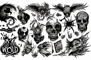 End of the world tattoo idea