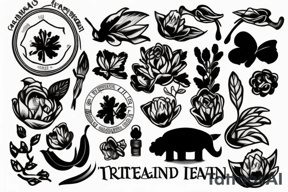 ireland travelling nature tattoo idea