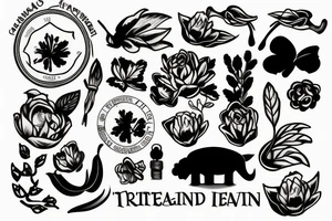 ireland travelling nature tattoo idea