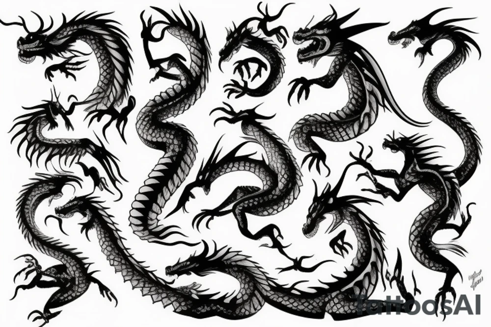 Dragon tattoo idea