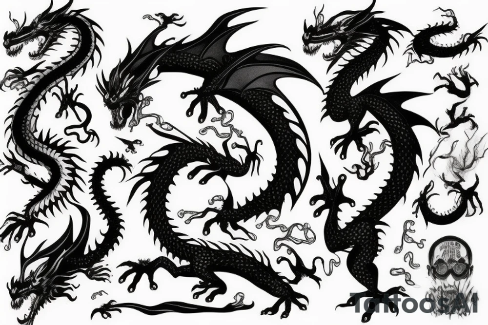 Dragon tattoo idea