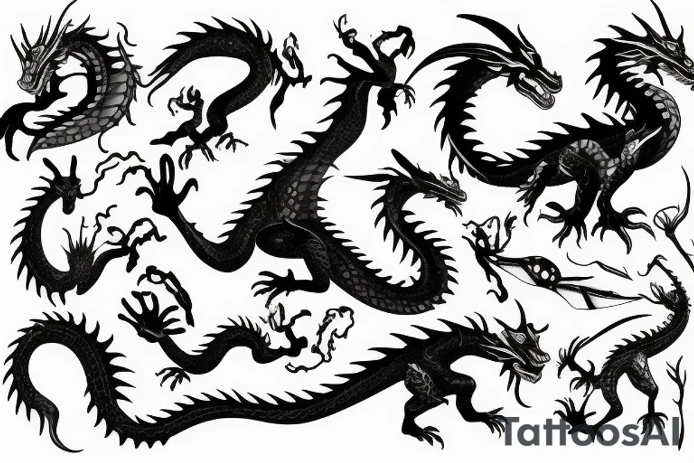 Dragon tattoo idea