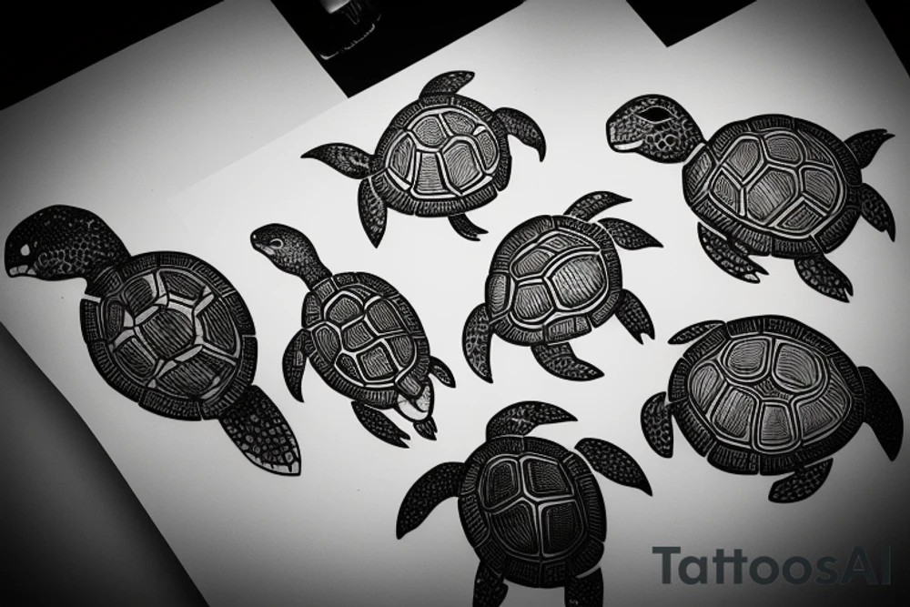 Turtle grenade tattoo idea