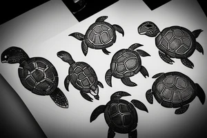 Turtle grenade tattoo idea