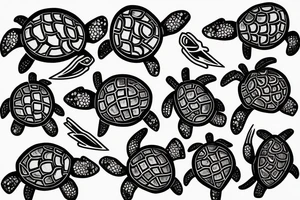 Turtle grenade tattoo idea