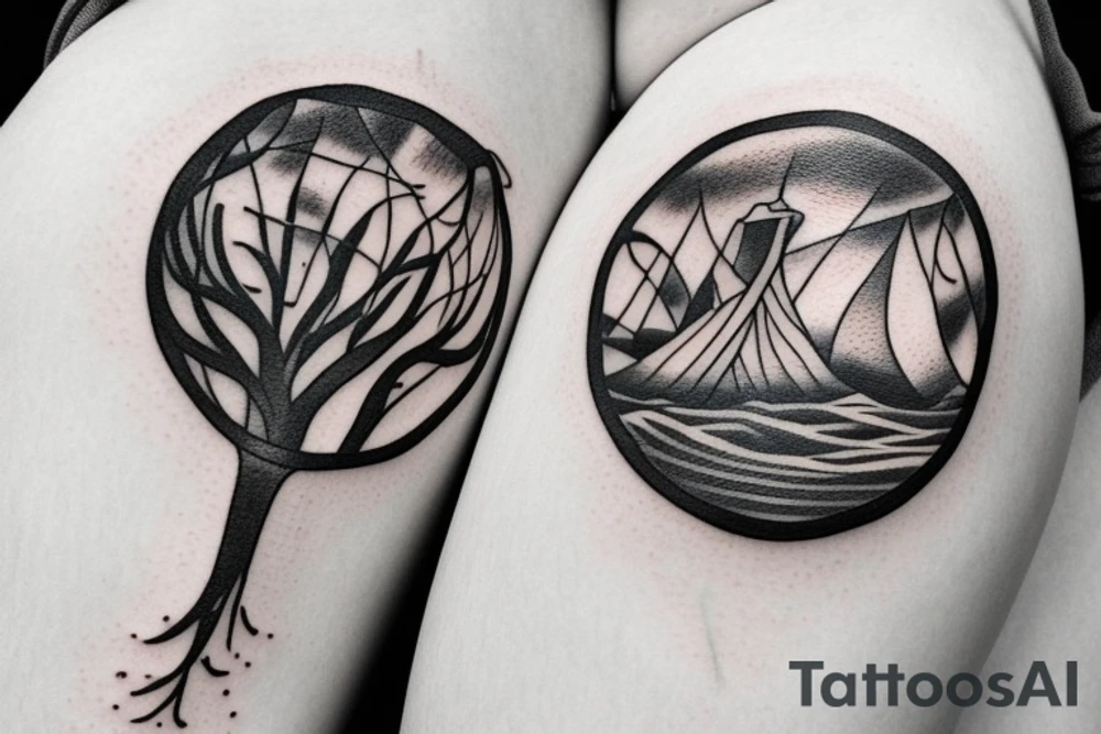 ireland travelling nature tattoo idea