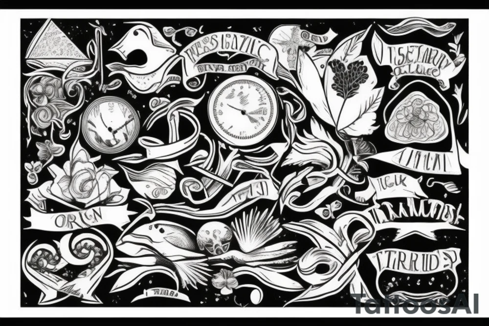 ireland travelling nature tattoo idea