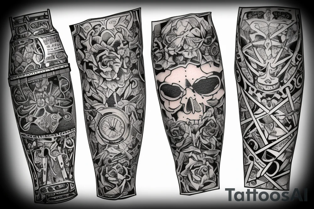 razor blade in grandma's jar tattoo idea