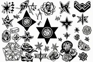 ireland travelling nature north star tattoo idea