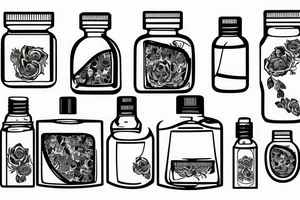 razor blade in grandma's jar tattoo idea