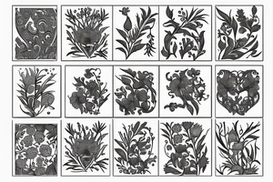 Cornflower tattoo idea