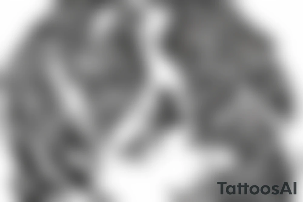 Half demon wing half Angel wing tattoo idea