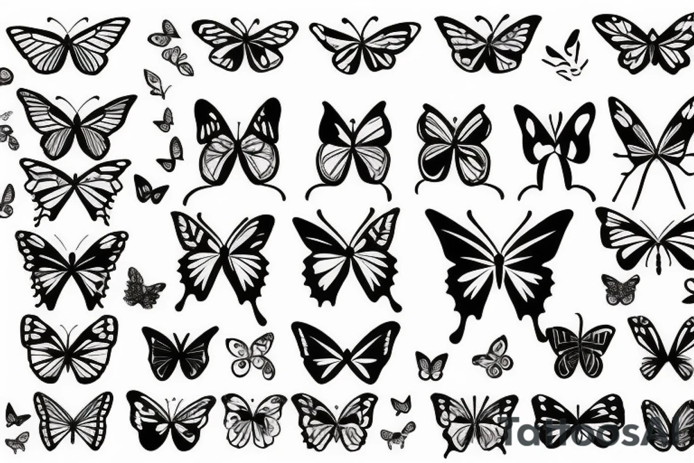 Butterfly tattoo idea