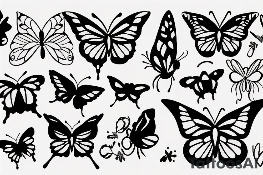 Butterfly tattoo idea