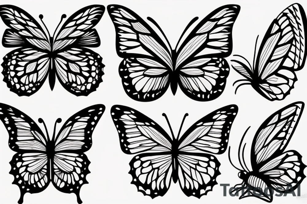 Butterfly tattoo idea