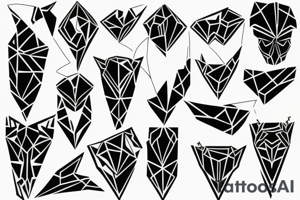 dashes tattoo idea