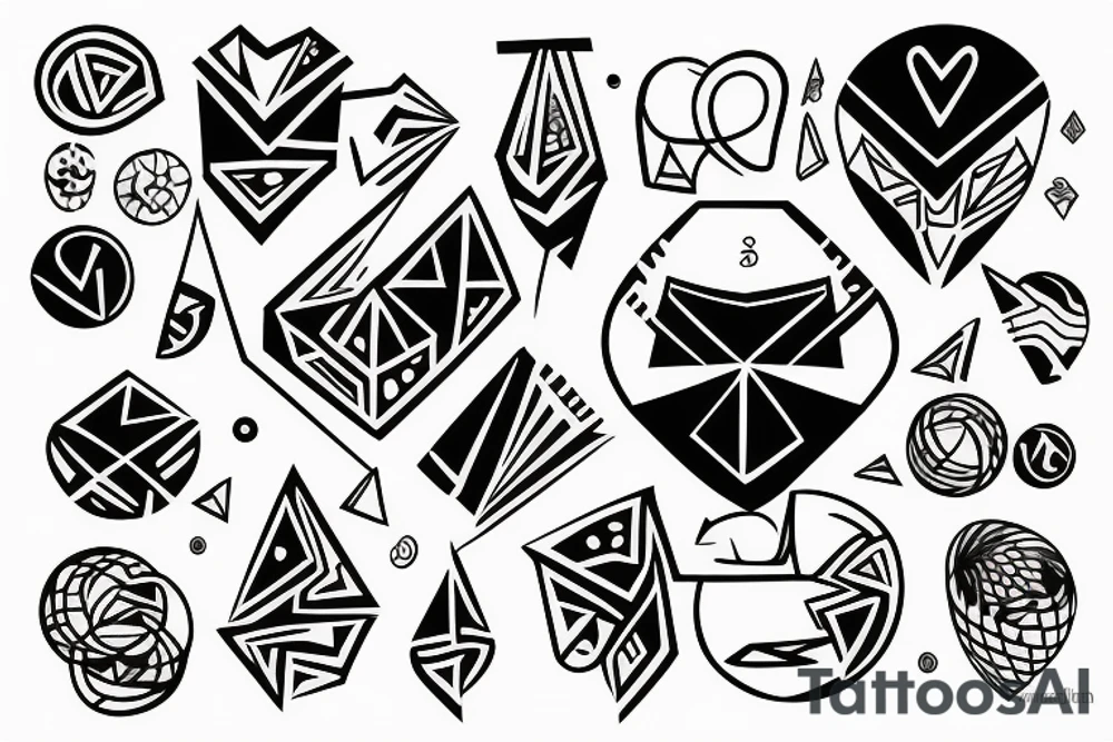 dashes tattoo idea