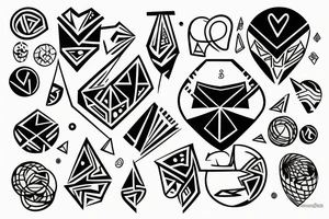 dashes tattoo idea