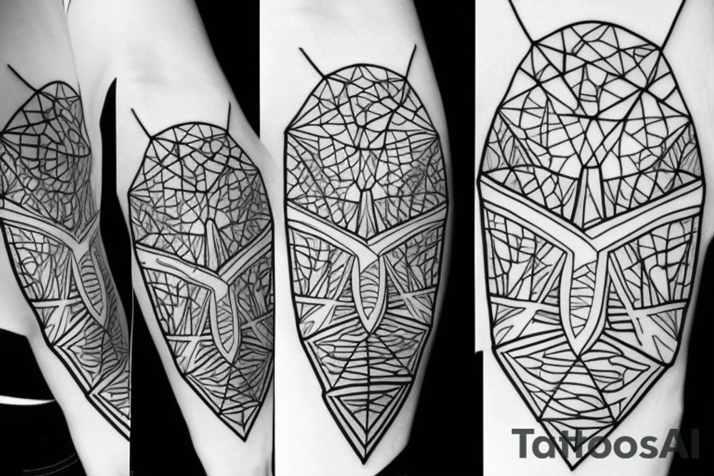 geometric tattoo idea