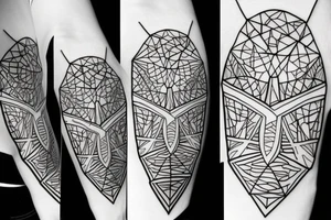 geometric tattoo idea