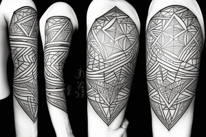 geometric tattoo idea
