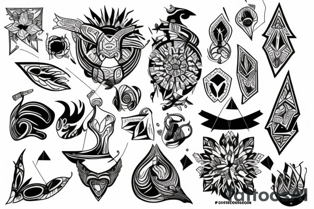 people tattoo idea