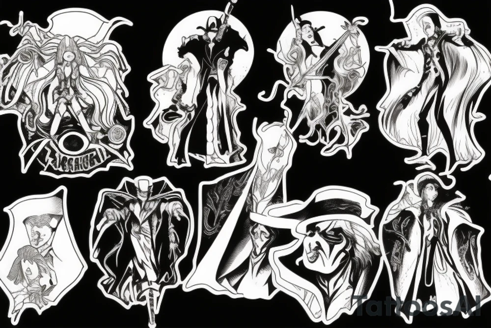 Vampire Hunter D tattoo idea