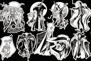 Vampire Hunter D tattoo idea
