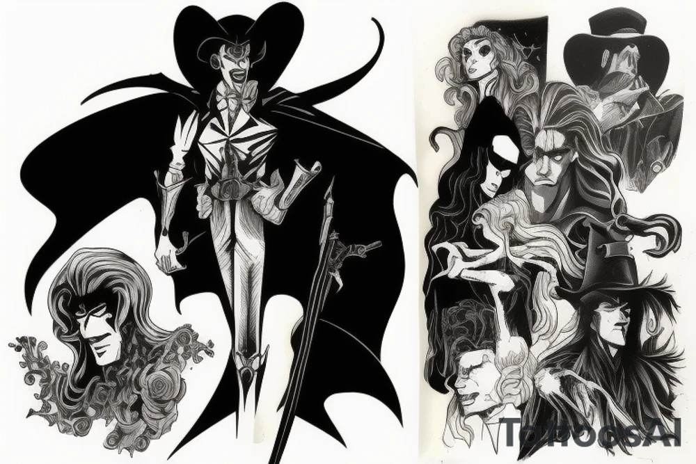 Vampire Hunter D tattoo idea